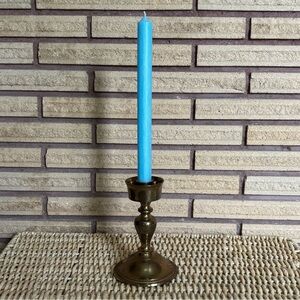 70's Solid Brass Candlestick - India Brass - Brass Candleholder - Candle Holder